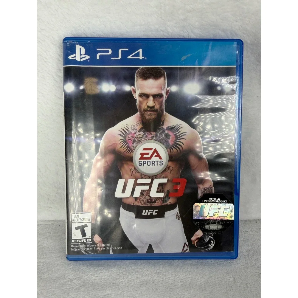 EA Sports UFC 3 Video Game PS4 Blue Excellent Conor McGregor Cover
